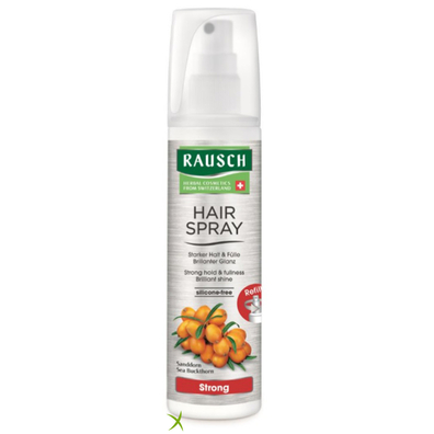 Rausch Herbal Spray per Capelli Fissaggio Forte ed Extra Lucentezza 150 ml