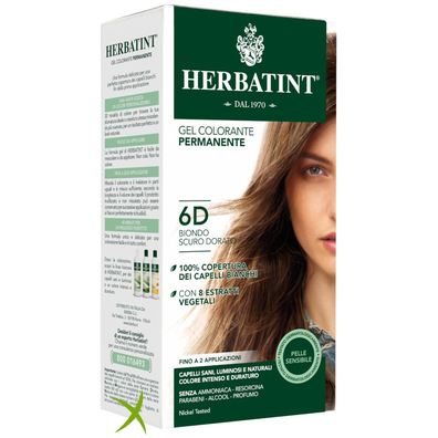 Herbatint Tinta 6D Biondo Scuro Dorato 150 ml