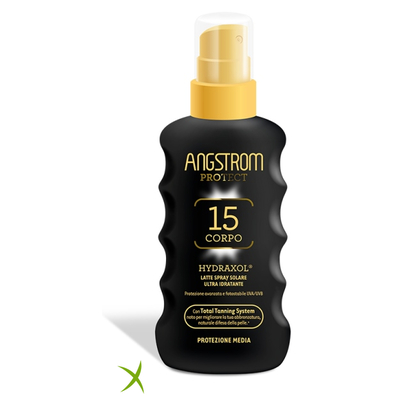 Angstrom Protect Hydraxol Latte Spray Solare Protezione 15 175 ml