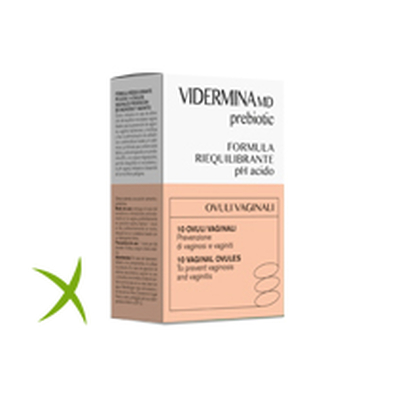Vidermina Prebiotic Ovuli Vaginali 10 Pezzi