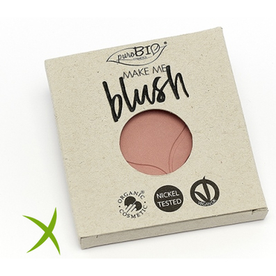 Purobio Blush Compatto Rosa Satinato Refill 01