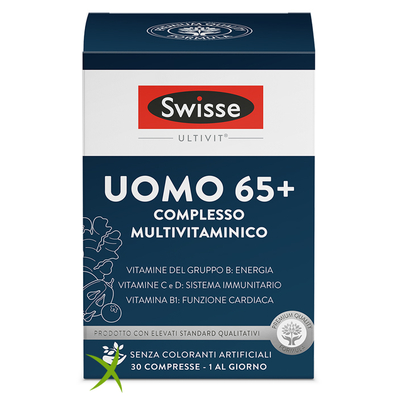Swisse Uomo 65+ Complesso Multivitaminico 30 Compresse