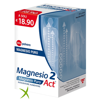 F&F Magnesio Puro 2 Act Polvere 300g