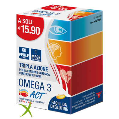 F&F Omega 3 Act 540mg 60 Perle Mini