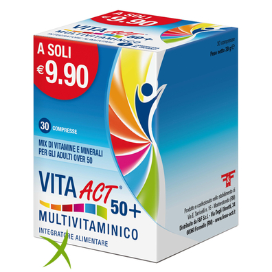 F&F Vita Act 50+ Multivitaminico 30 Compresse
