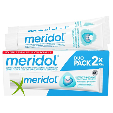 Meridol Dentifricio Bitubo 75 ml x 2
