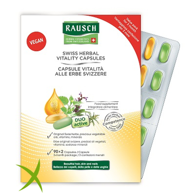 Rausch Capsule Vitalità alle Erbe Svizzere 180 Capsule