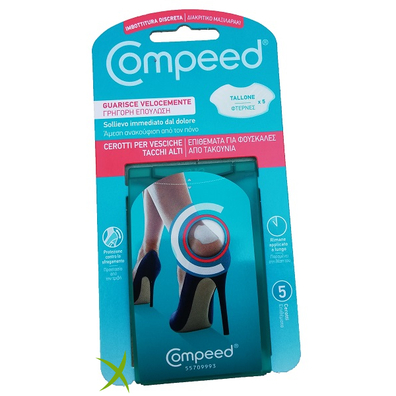  Compeed Cerotto Vesciche Tacchi Alti 5 Pezzi