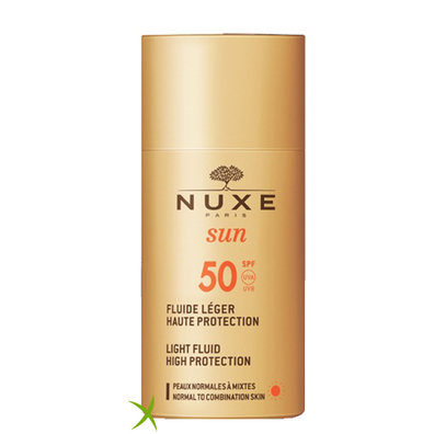 Nuxe Sun Fluido Leggero Alta Protezione Spf50 50 ml