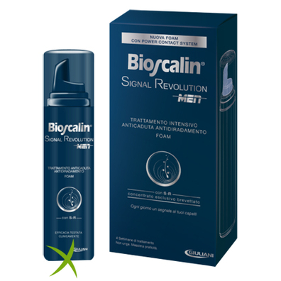 Bioscalin Signal Revolution Men Trattamento Intensivo Anticaduta Antidiradamento Foam 75 ml