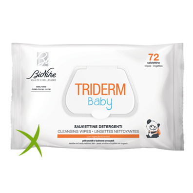 Triderm Baby Salviettine Detergenti 72 Pezzi