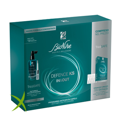 Bionike Defence KS Bipack Trattamento Anticaduta + Integratore 30 Compresse