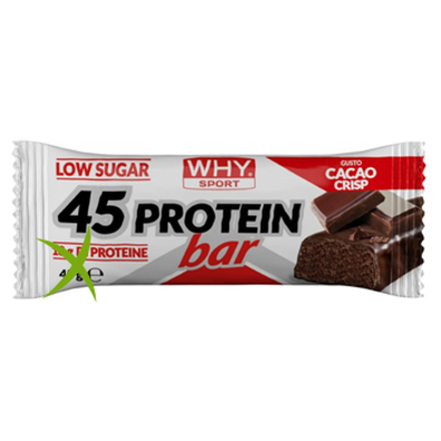 Whysport 45 Protein Bar Cacao Crisp Barretta 45g