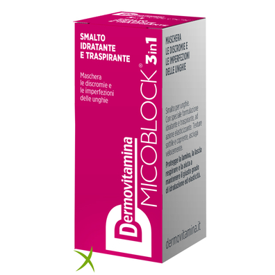 Dermovitamina Micoblock 3 in 1 Smalto Idratante e Traspirante Fucsia 5 ml