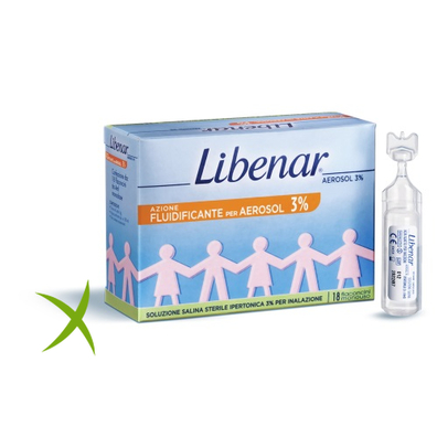 Libenar Fiale Aerosol Ipertoniche 3% 18 Pezzi