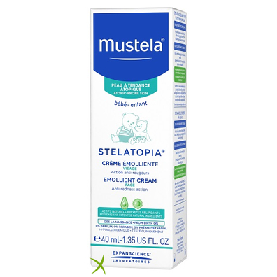 Mustela Stelatopia Crema Emolliente Viso 40 ml