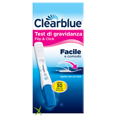 Clearblue Flip & Click Test di Gravidanza 1 Pezzo