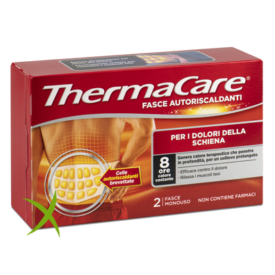 Thermacare Fascia Autoriscaldante a Calore Terapeutico Schiena 2 Pezzi