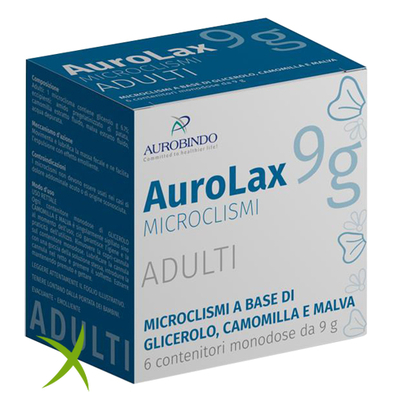 Aurolax Microclismi per Adulti 6 Contenitori 9g
