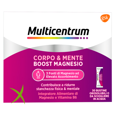 Multicentrum Boost Magnesio 30 Bustine