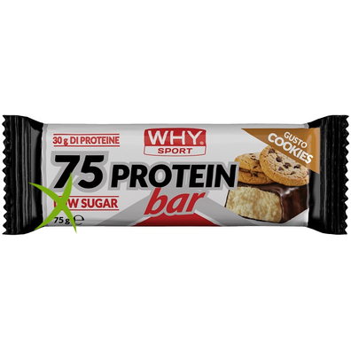 Whysport 75 Protein Bar Cookie Barretta 75g