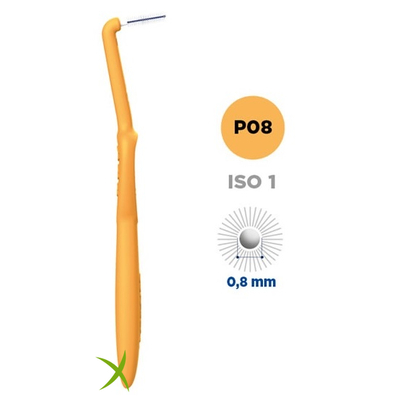 Curasept Proxi Angle P08 Arantio Chiaro/Tangerino 1 Pezzo