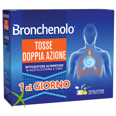 Bronchenolo Tosse Doppia Azione 10 Bustine