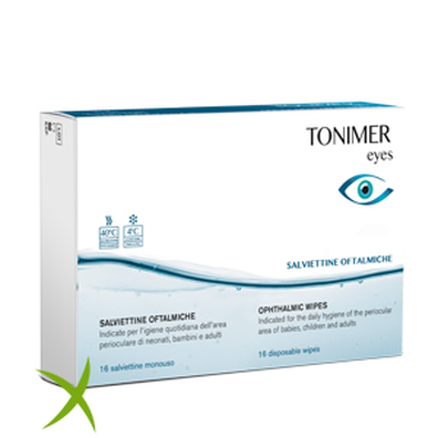 Tonimer Eyes Salviettine Oftalmiche 16 Pezzi
