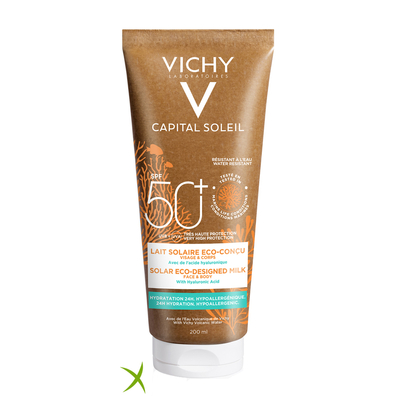 Vichy Capital Soleil Latte Solare Eco-Sostenibile Spf50+ 200 ml