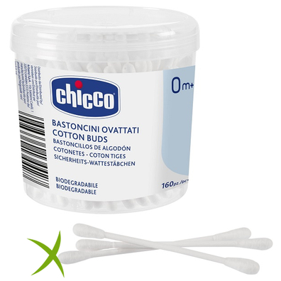 Chicco Bastoncini Cotonati 160 Pezzi