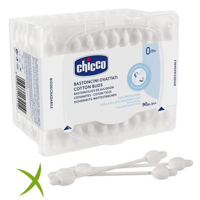 Chicco Bastoncini Cotonati 90 Pezzi