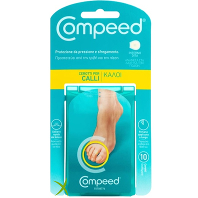 Compeed Cerotti per Calli Interno Dita 10 Pezzi