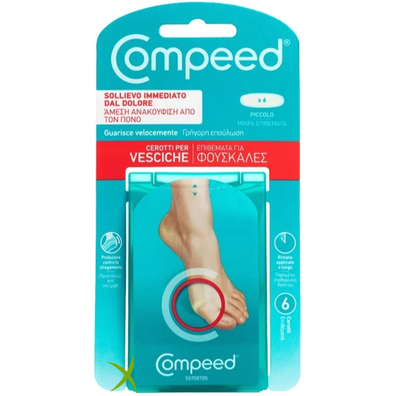 Compeed Cerotti per Vesciche Piccolo 6 Pezzi