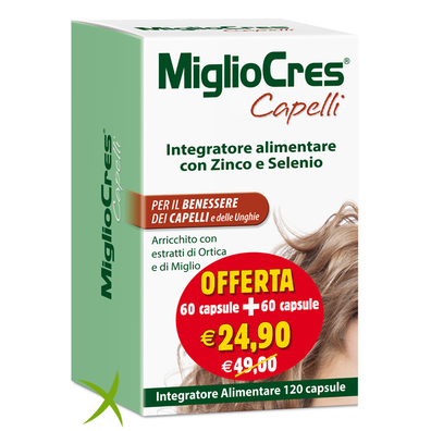F&F Migliocres Capelli 60 Capsule + 60 Capsule promozione