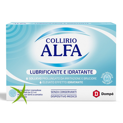 Alfa Collirio Lubrificante/Idratante 15 Fiale Monodose