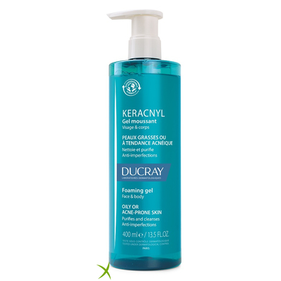 Ducray Keracnyl Gel Detergente 400 ml