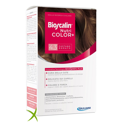 Bioscalin Nutricolor Plus Colorazione 4,3 Castano Dorato