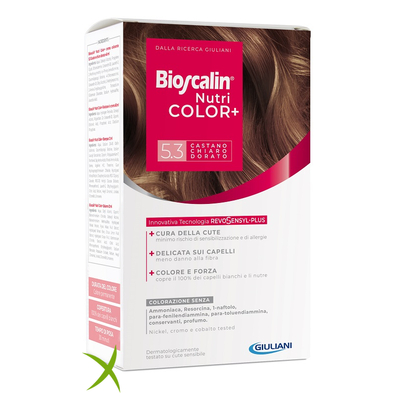 Bioscalin Nutricolor Plus Colorazione 5,3 Castano Chiaro Dorato 