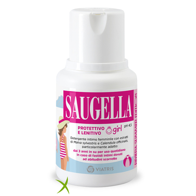 Saugella Girl Protettivo e Lenitivo Detergente Intimo 100 ml