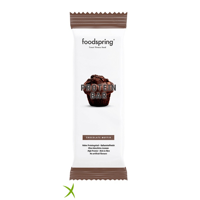 Foodspring Protein Bar Muffin al Cioccolato Barretta 60g
