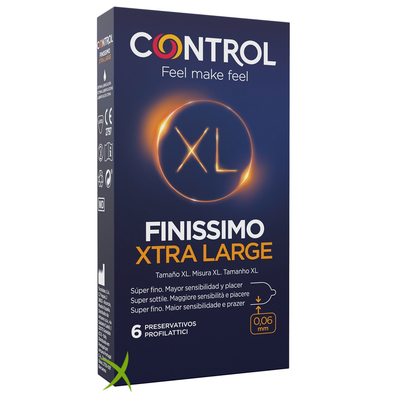 Control Finissimo Extra Large 6 Pezzi