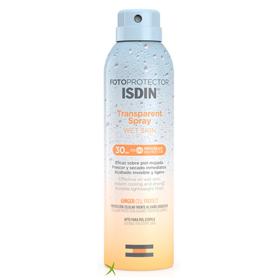 Isdin Fotoprotector Trasparent Wet Spf30 250 ml