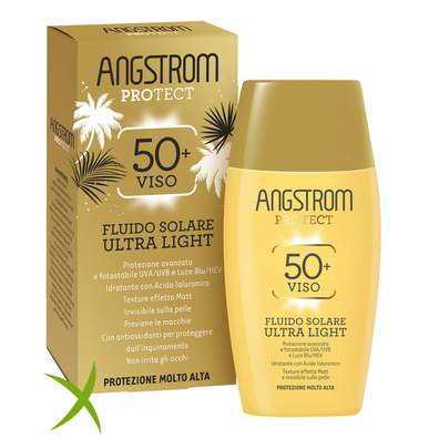 Angstrom Fluido Solare Viso Ultra Light Spf 50+ 40 ml