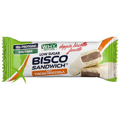 Whynature Bisco Sandwich Cacao Nocciola 45 g