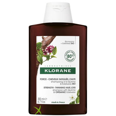 Klorane Shampoo Chinina Stella Alpina Bio 200 ml