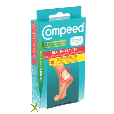Compeed Cerotti per Vesciche Medio Extreme 10 Pezzi