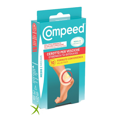 Compeed Cerotti per Vesciche Medio 10 Pezzi 