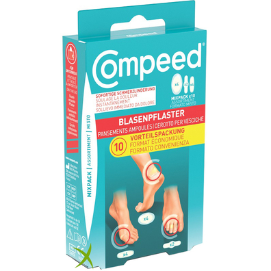 Compeed  Cerotti per Vesciche Misto Box 10 Pezzi