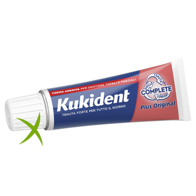 Kukident Plus Original Crema Adesiva Dentiere 40 g