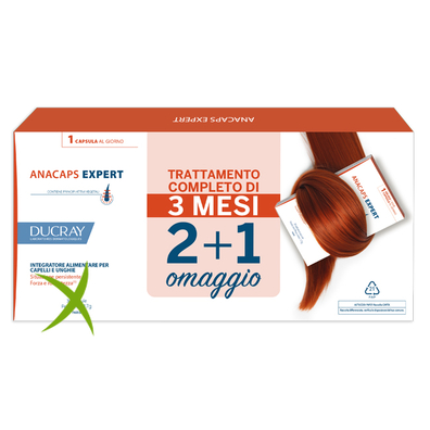 Ducray Anacaps Expert Capelli e Unghie 3 x 30 Capsule